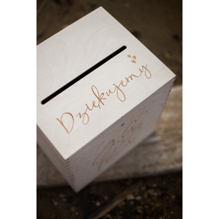 Pudełko na Koperty Drewniane